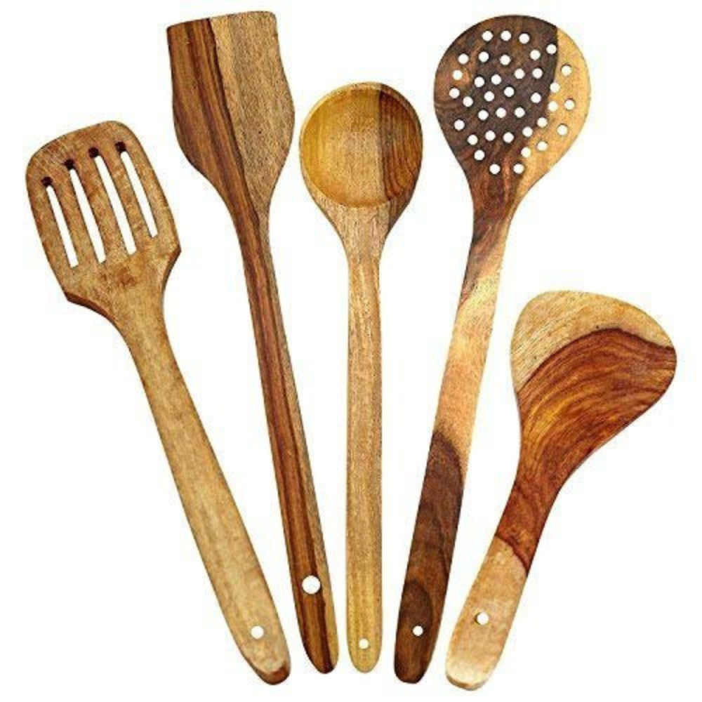 Wooden Cooking Spoon With Masher
