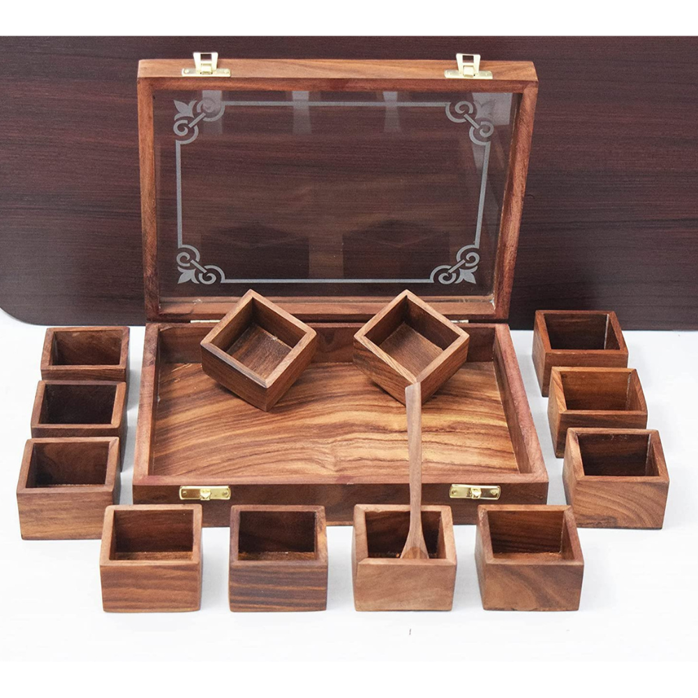 Wooden Spice Box 4