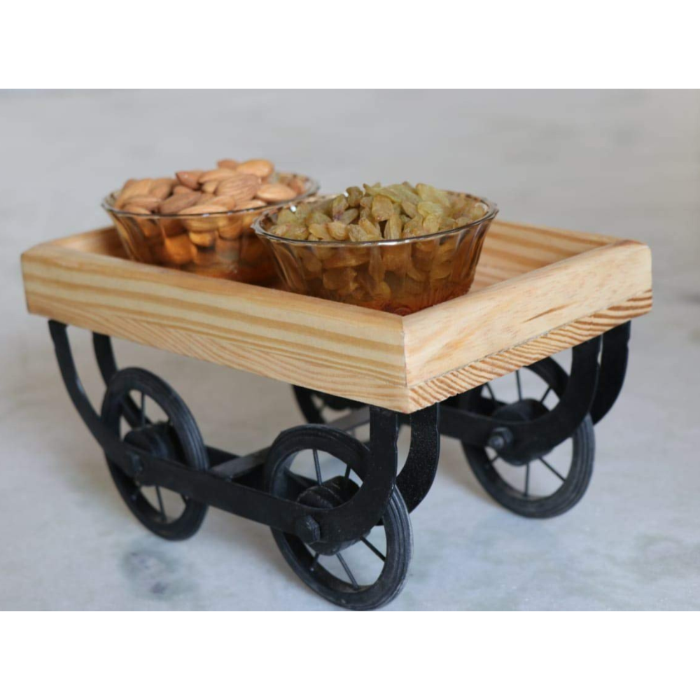 Wooden Thela Serving Tray